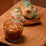 BBQ Peanut Sauce and BBQ Pulled Pork Salad Rolls