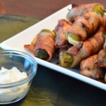 Bacon Wrapped Mozza Dill Pickles